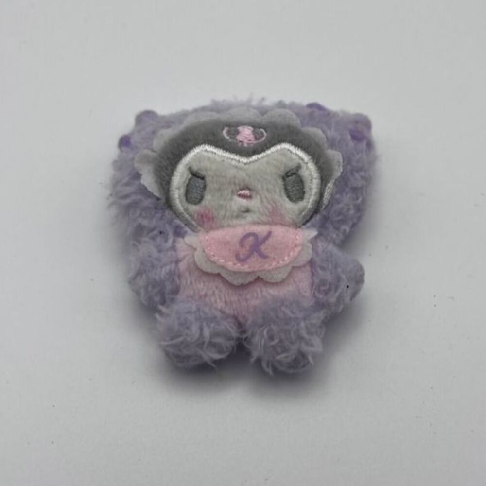 Sanrio Kuromi Plush Character Patch Purple Applique Embroidered DIY Craft Decor